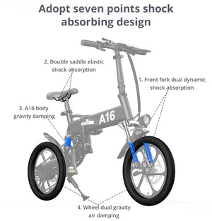 A16  Folding Electric Bicycle